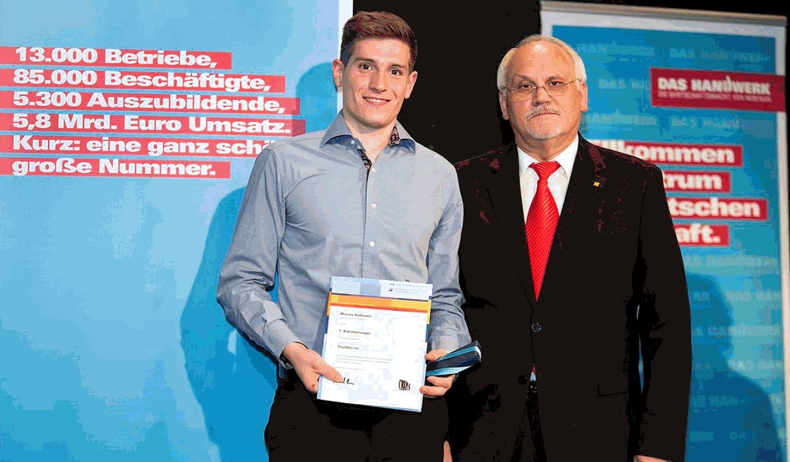 Bester Schreiner 2013: Marius Hofmann